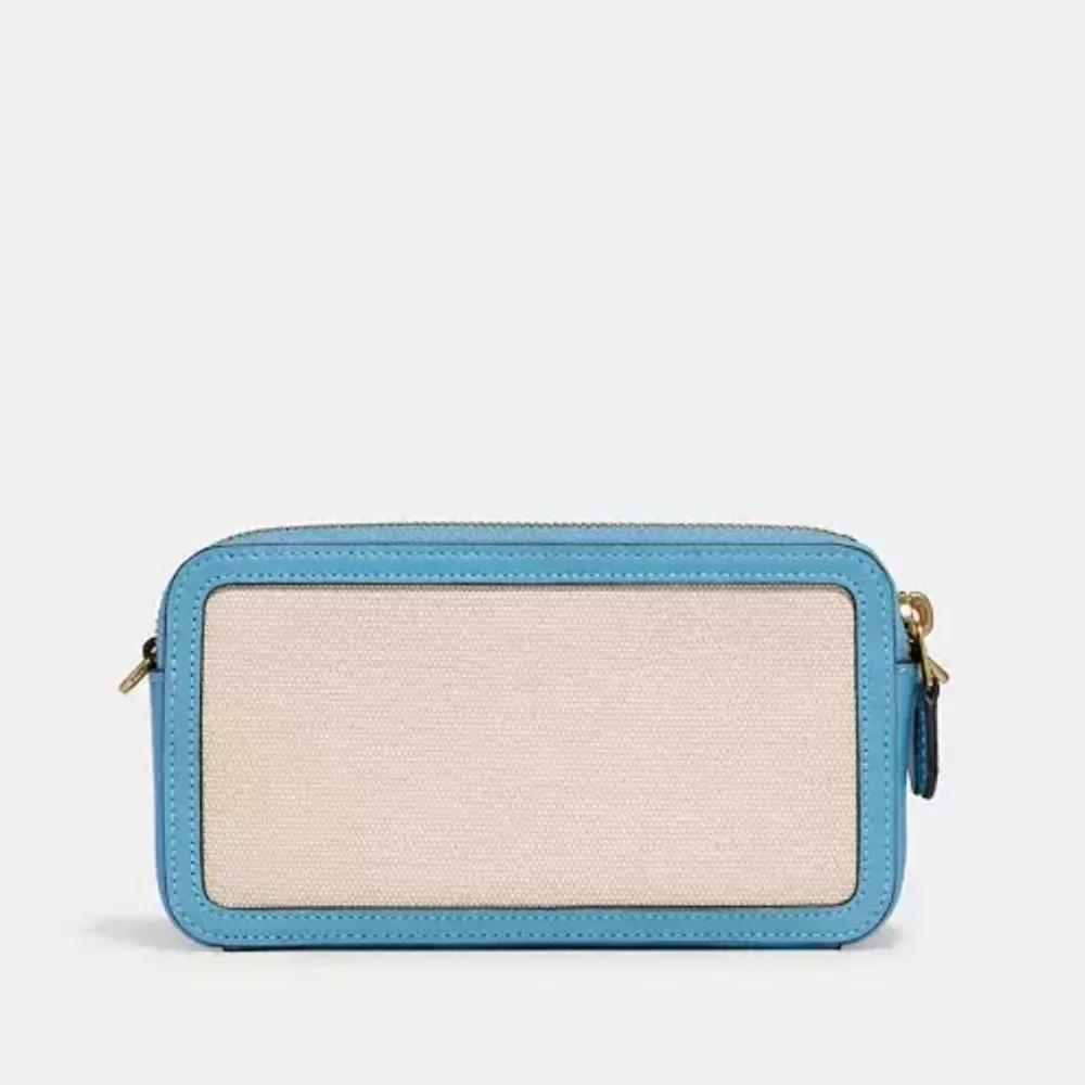 💙▪️Rare▪️🆕️ Coach Canvas Kira Crossbody Bag/ Wristlet NWT SOLD OUT!!! - Picture 3 of 10